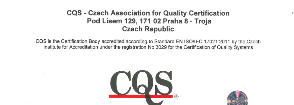 CQS Certificate