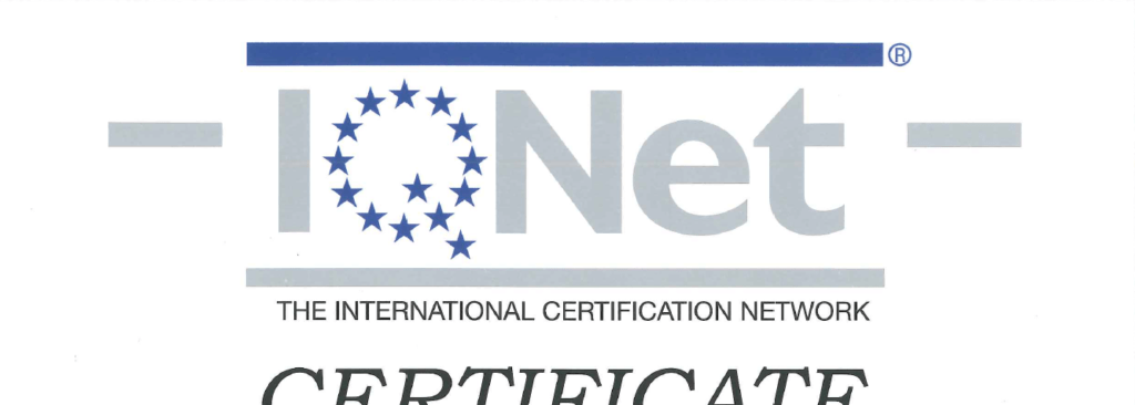 IQNet Certificate