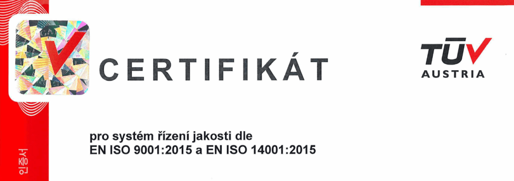 TÜV Austria Certifikát